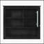 Armoire murale polyvalente avec miroir et plusieurs tablettes pour un rangement amélioré-358708095