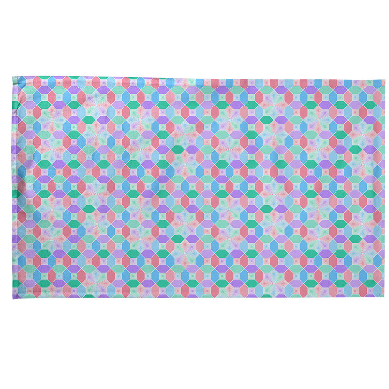 Mcguigan Tea Towel Kitchen Towel, Poly Twill, Blue/Purple