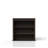 Chocolate Two Shelf Bookcase Hutch