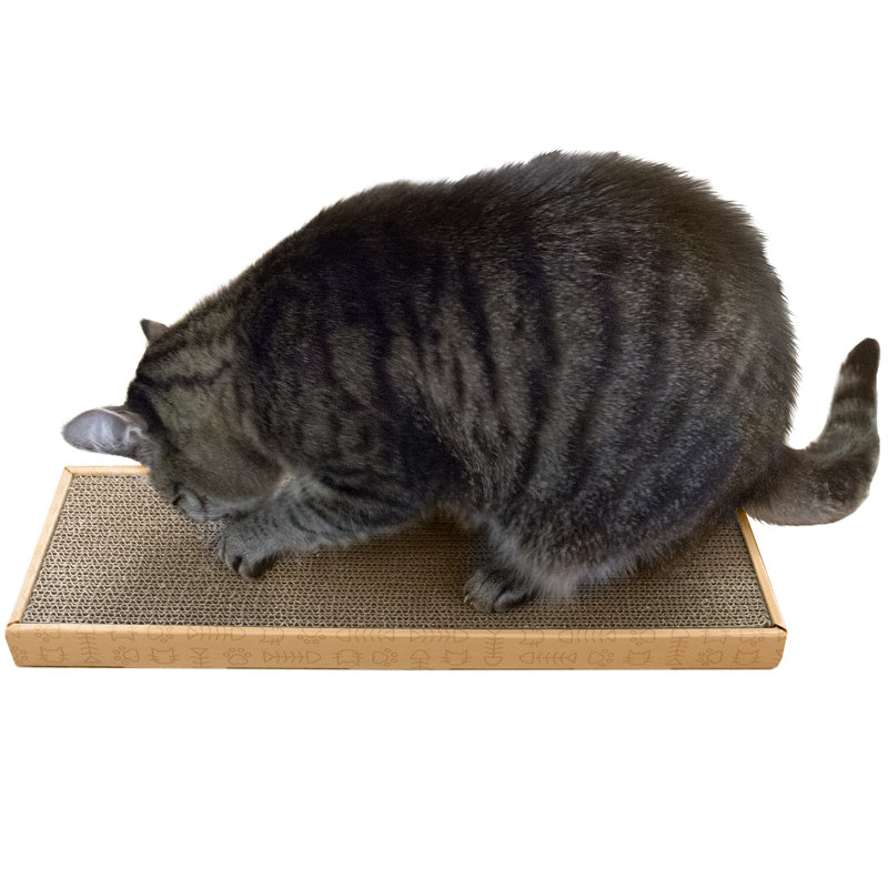 Scratching Post, 1.18" H x 15.75" W x 5.9" D, Brown