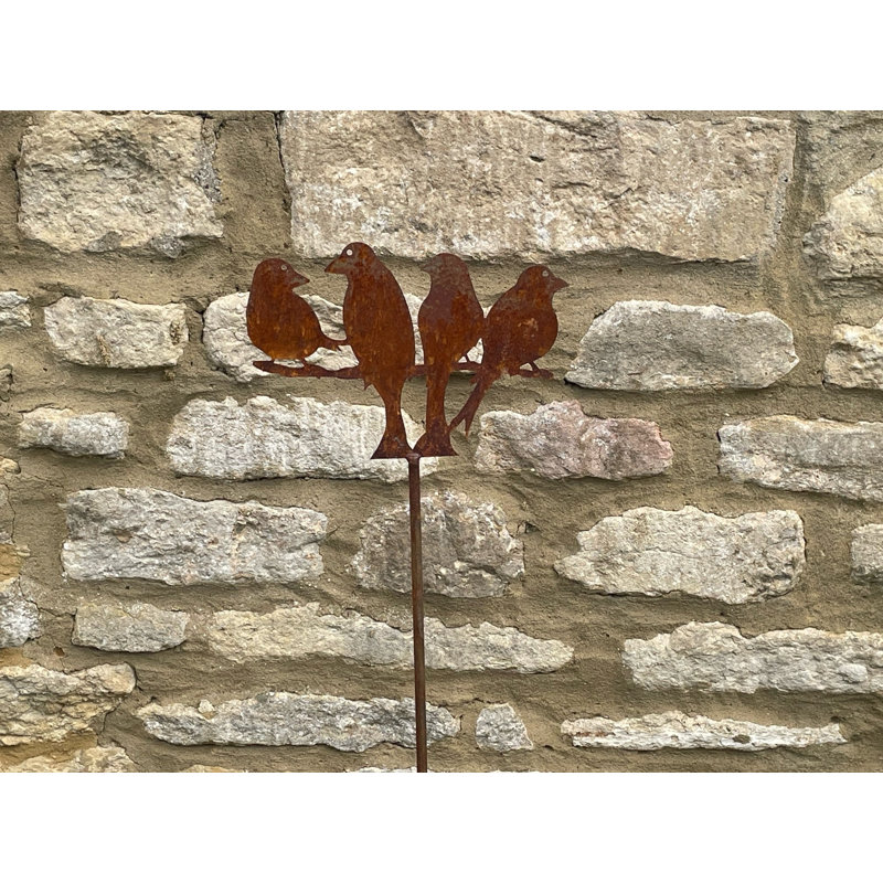 Plymouth Metal Animals Garden Stake, 121.9cm H x 22cm W