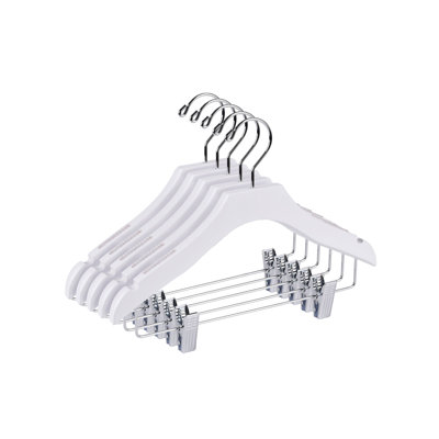 Wood Non-Slip Hangers With Clips