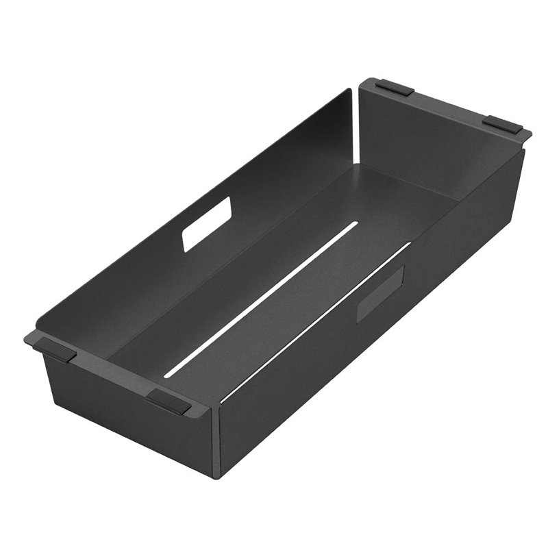 Matte Black Stainless Steel Adjustable Sink Colander