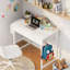 Petit bureau d'ordinateur avec 2 tiroirs-837846694