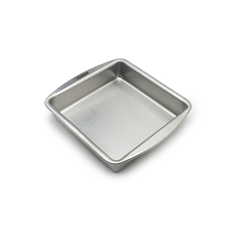 Doughmakers 10'' Aluminum Non-Stick Square Cake Pan