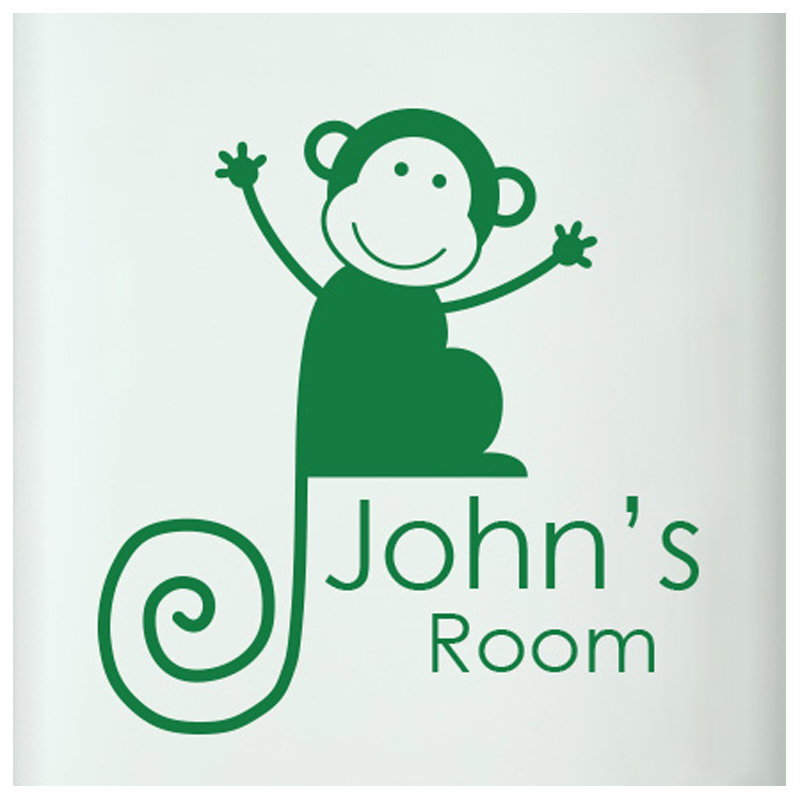 Animals Wall Decal, Green