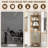 Rattan Corner Cabinet With Adjustable Shelves