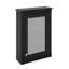Armoire de salle de bain avec miroir, armoire de rangement murale avec porte miroir et tablette réglable-1325320656