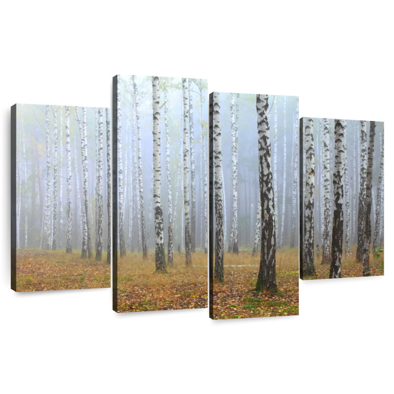 Harnek Misty Birch Forest, 22" H x 36" W