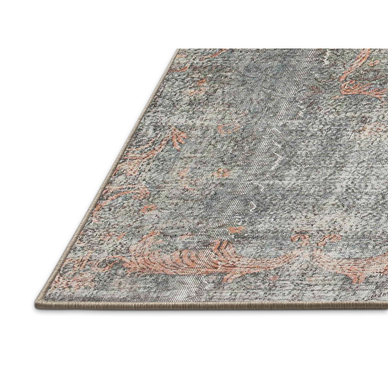 Tapis brun/gris zone contemporaine, Rectangle 5 pi x 7 pi