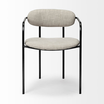 Belarus Upholstered Ladder Back Arm Chair
