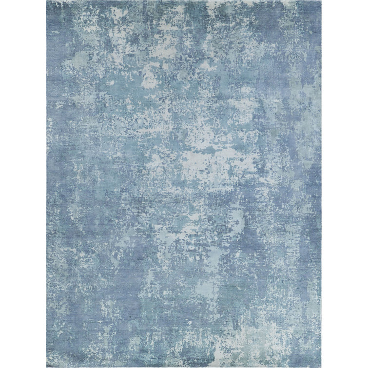 Laguna Abstract Area Rug in Blue