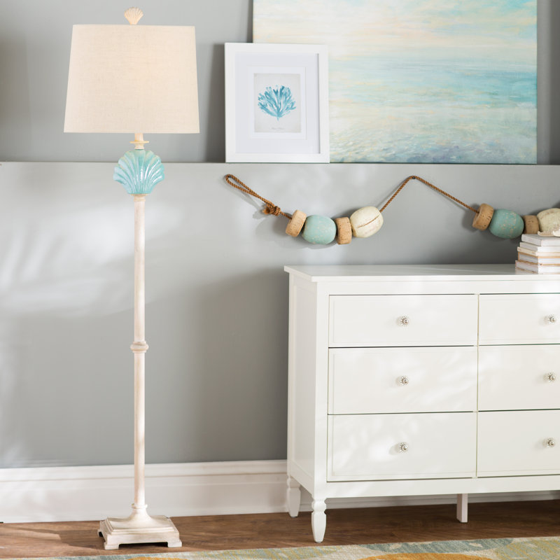 Addilynn 65'' Antique White Traditional Floor Lamp