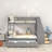Fjolla Twin over Full 3 Drawer Standard Bunk Bed with Built-in-Desk by Harriet Bee-403169559