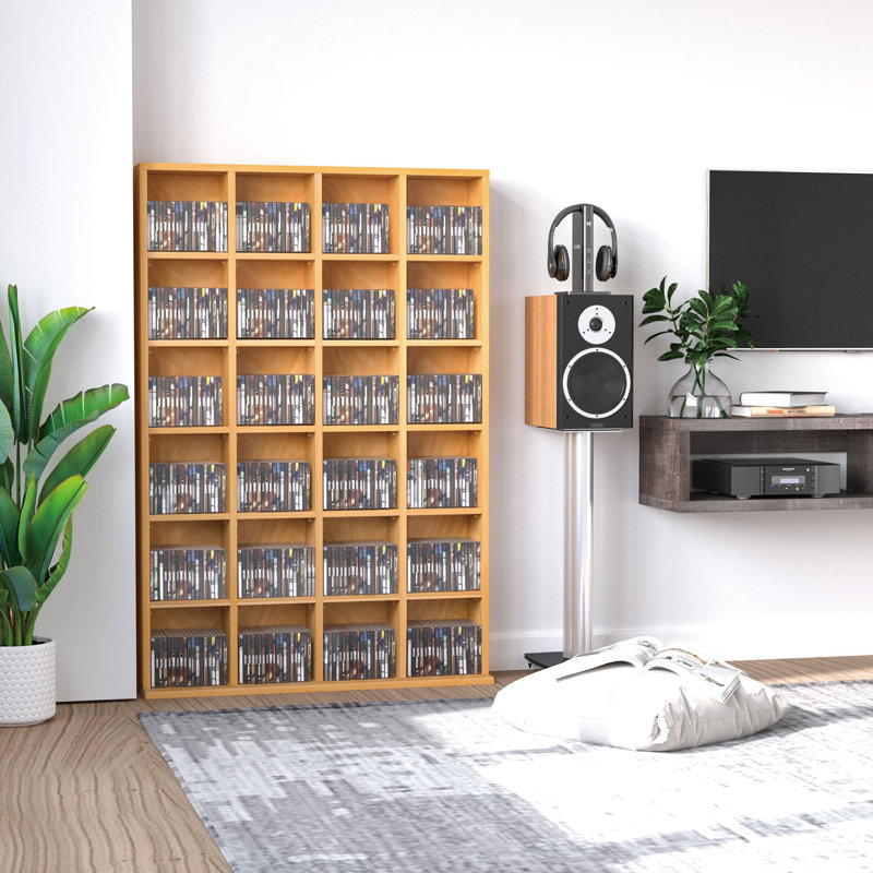 130.5cm H Media Shelves, Beige