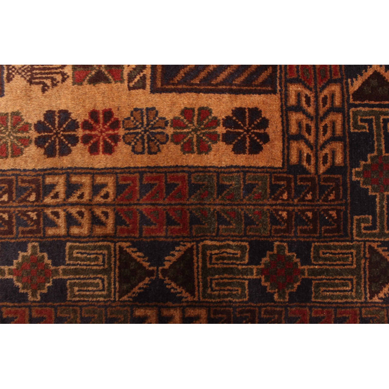 Rizbaft Brown Rug 3'7" x 5'11"