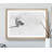 Magpie in Flight in Abstract - Picture Frame Graphic Art Print-55760836-55760837