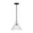 Liouet 1 Light Kitchen Pendant With Clear Ribbed Shade-112699526-112699530