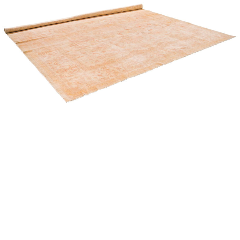 Tapis turc anatolien rétro fait à la main 10 x 12