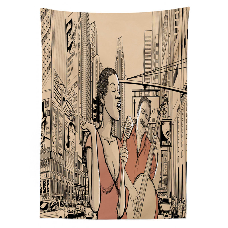 Nappe Jazz Music, 70 po x 52 po