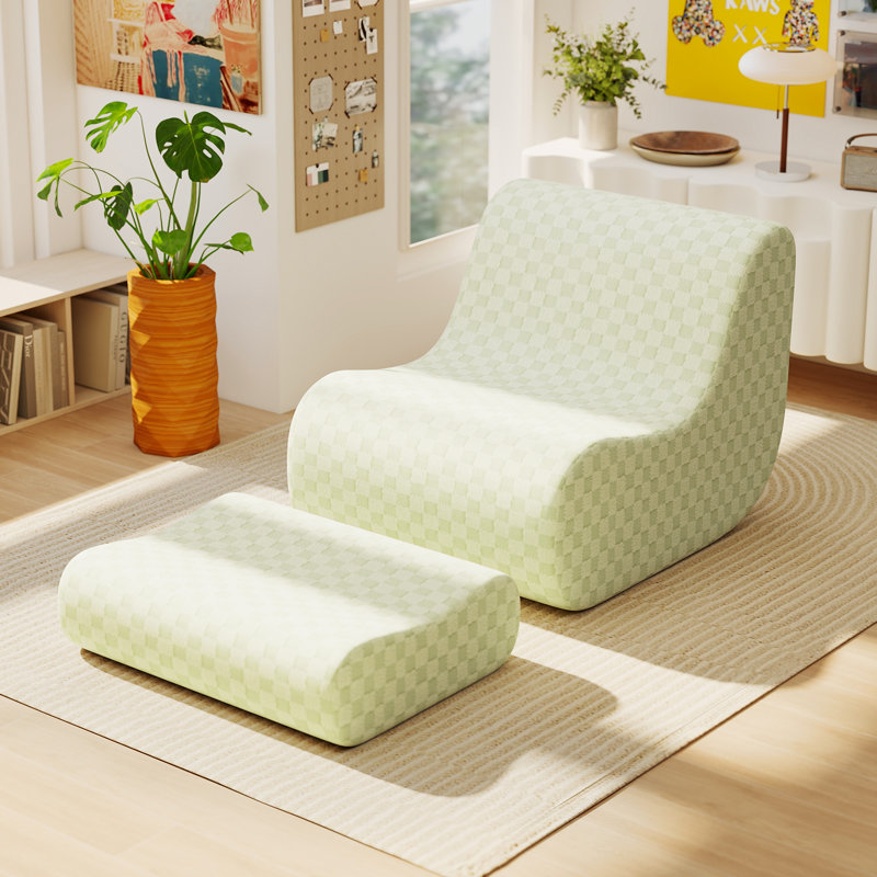 Upholstered Accent Chair, Green