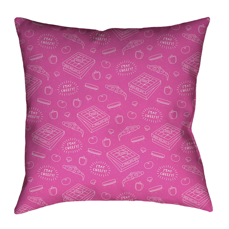 Coussin Katelyn Elizabeth, 18 po x 18 po, Rose