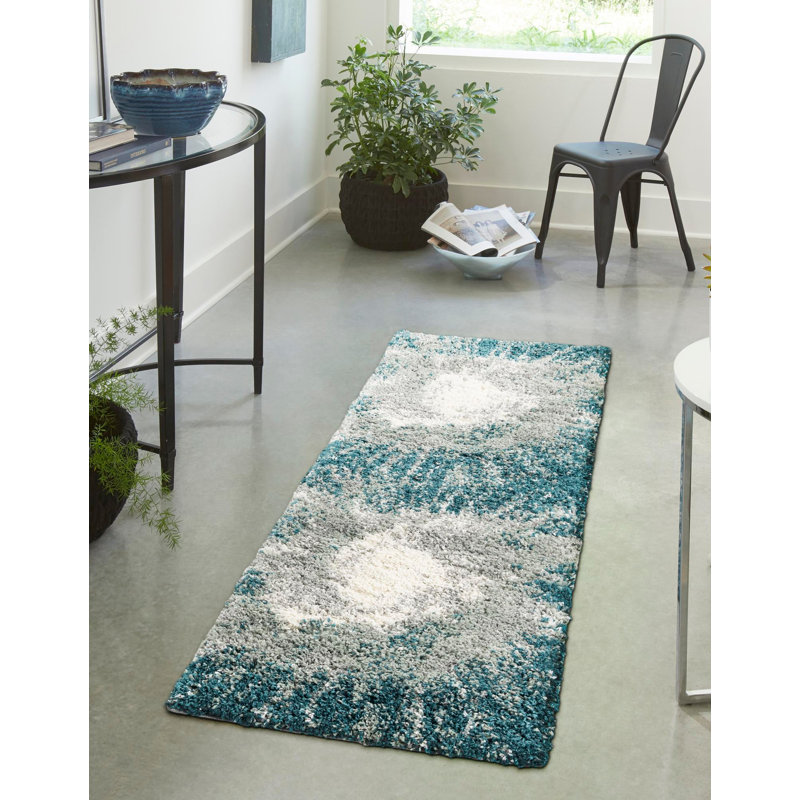  Velvet Soft Touch Shag Rug, Runner 2'7" x 10'