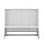 Lit escamotable double avec bureau
