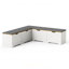 Banc de rangement multifonctionnel en L 3 pièces avec coussin, servant de banc de coin de cuisine, de boîte de rangement pour jouets ou de siège de coin lecture-341483384