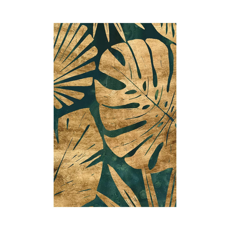 Emerald Jungle III by June Erica Vess - Wrapped Canvas Print, 20.32 cm H x 30.48 cm W