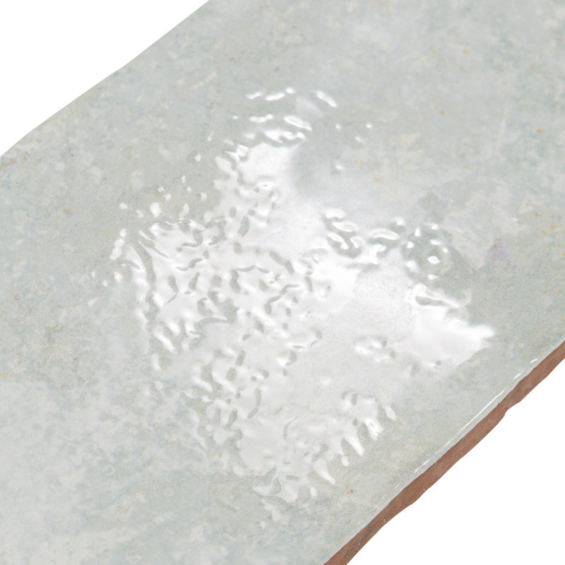 Biarritz 3" x 12" Ceramic Brick Look Subway Wall Tile, Green