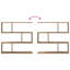  Wall Shelf with Shelf with Storage Engineered Wood Solution Home Indoor