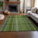 Premium Machine Washable Cerrito AMF541 Green Rug