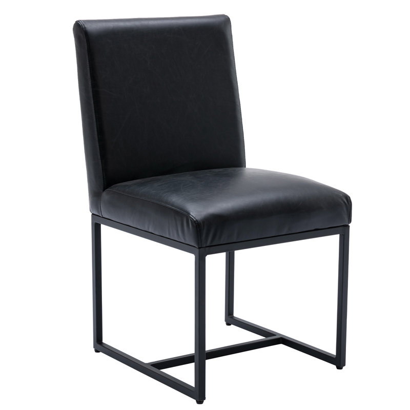 Chaises d'appoint rembourrées Puspha, Noir