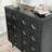 Simple Household Black Accent Cabinet
