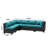 6-Piece All-Weather HDPE Wicker L-Shaped Patio Sectional Sofa Set With Cushions-2037737418