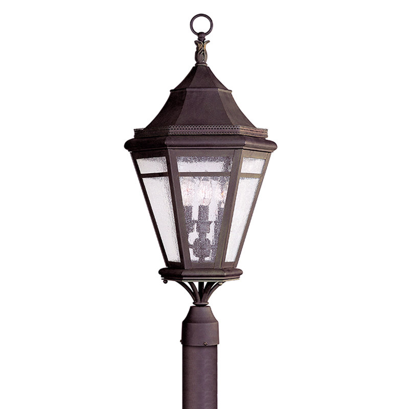 Morgan Hill 13" 3-Light Exterior Post