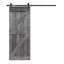 Pine Wood Sliding DIY Barn Door With Installation Hardware Kit-93178032-93178051