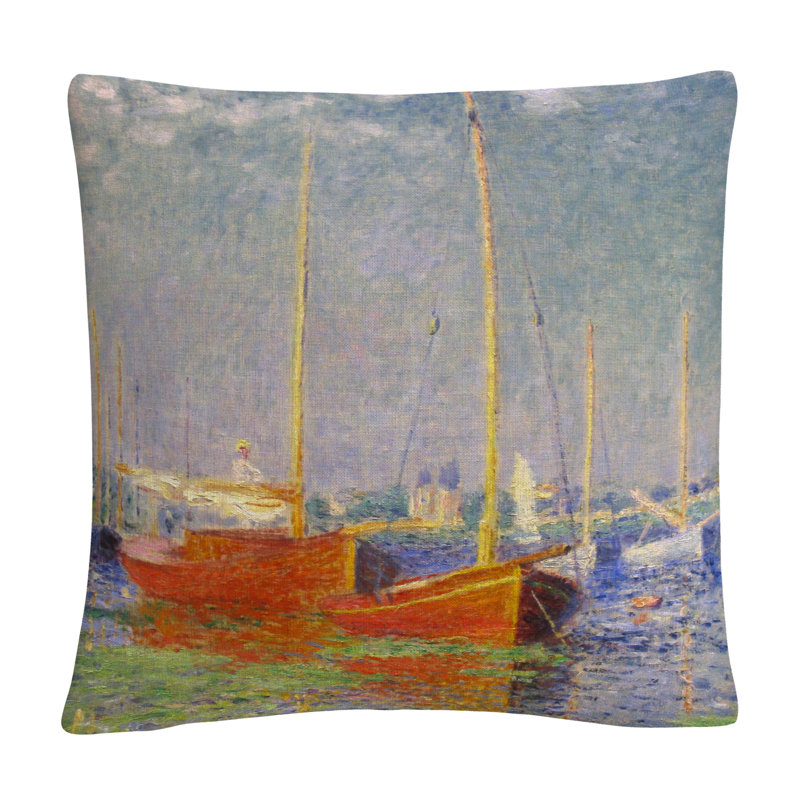 Claude Monet Argenteuil Throw Pillow