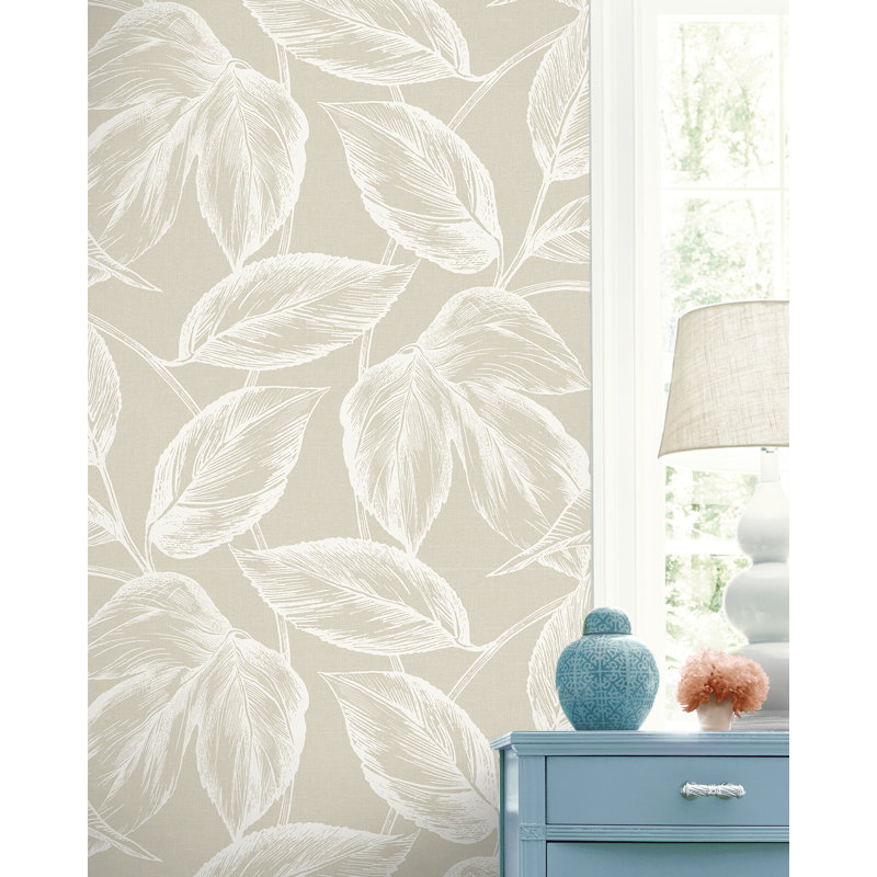 Rouleau de papier peint Kashayla L 27 pi x l 27 po, Avoine