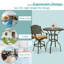 Table de bar ronde ronde 38,5 po-323069509