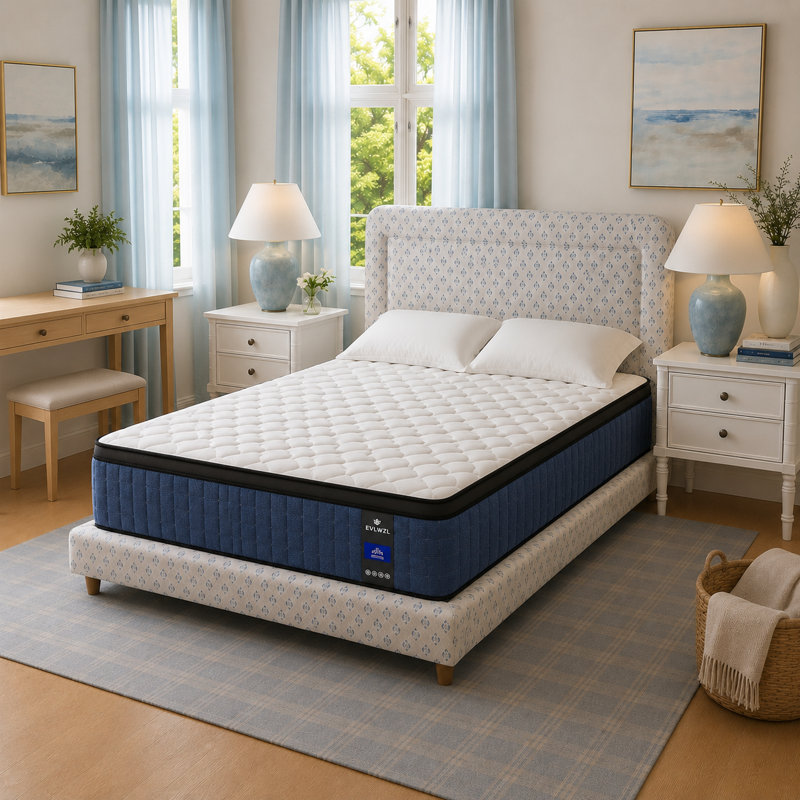 12" Carbon Cooling Hybrid Mattress, Full