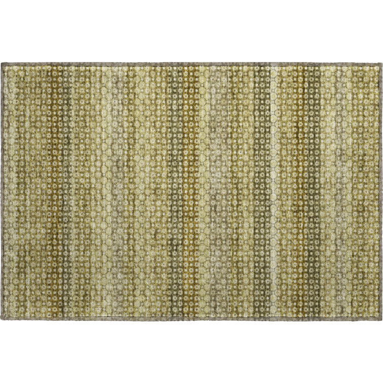 Premium Machine Washable Elize AMF1419 Stripes Rug
