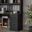 Bureau d'ordinateur antique avec finition noir antique-29307191