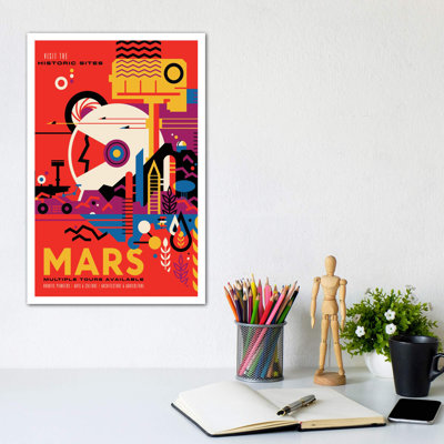 Mars by NASA - Wrapped Canvas Print