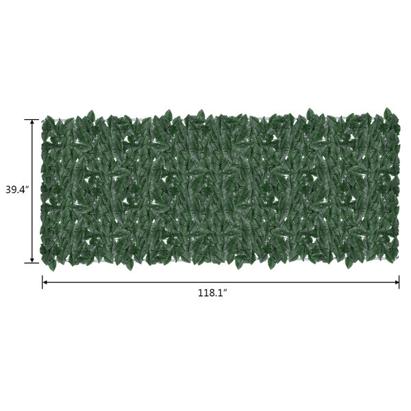 Forerate Artificial Fake Ivy Leaf Decorative Fence Panel