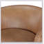 Fauteuil pivotant demi-tonneau en similicuir Maisy