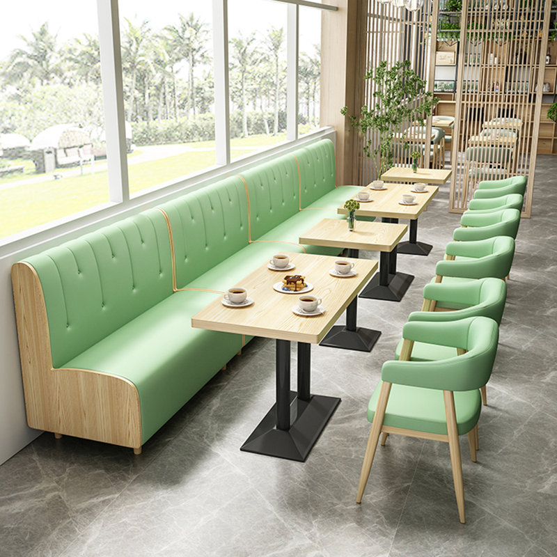 Banc de restaurant élégant et simple pour dessert