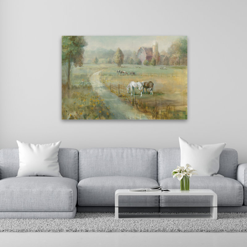 Modern Farmhouse Tranquil Farm, H 60 po x l 40 po