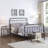 Dark Bronze Metal Spindle Eastern King Panel Bed